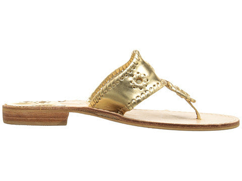 Hamptons Sandal - Gold