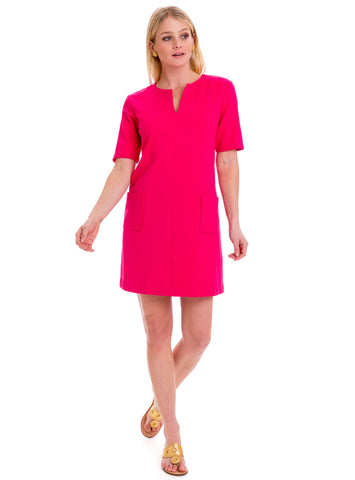 GWYNETH DRESS - HOT PINK