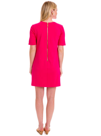 GWYNETH DRESS - HOT PINK