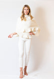 Ruffle Wrap | ivory