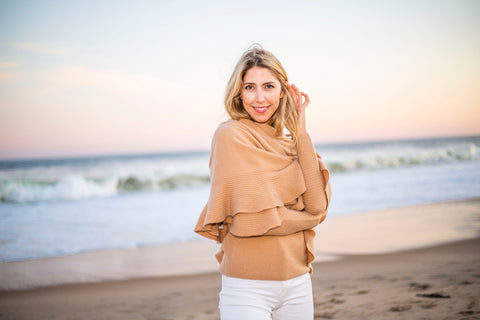 Ruffle Wrap | peony