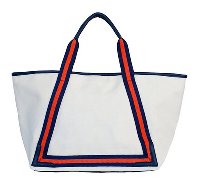 Beach Tote - Red/Navy