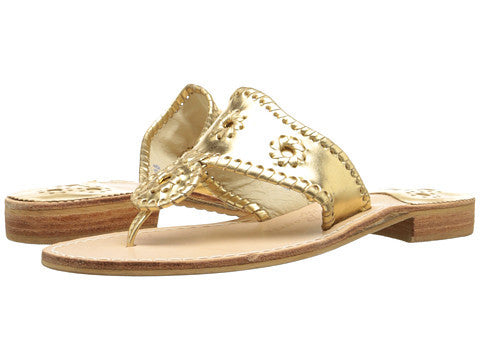 Hamptons Sandal - Gold