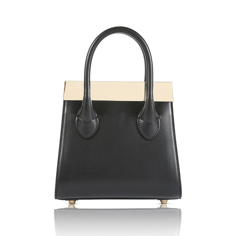 Roma Mini Tote Bag - Black