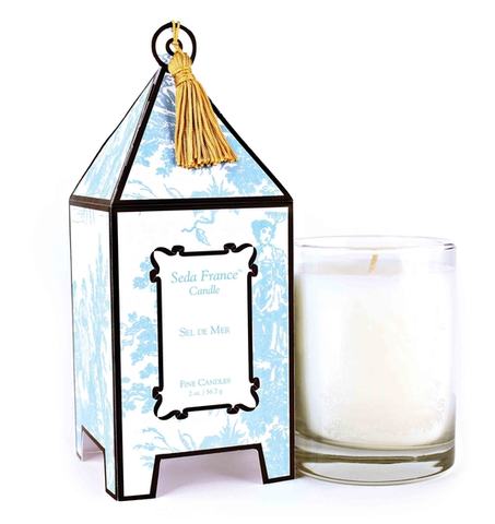 Sel de Mer Classic Toile Mini Pagoda Box Candle