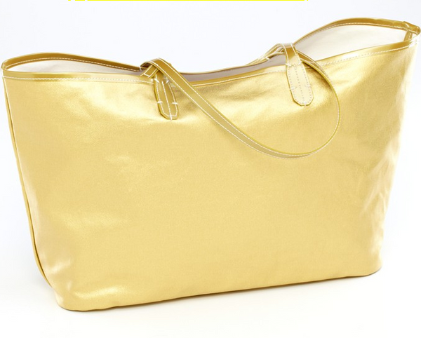 Wellie Market Tote Gold