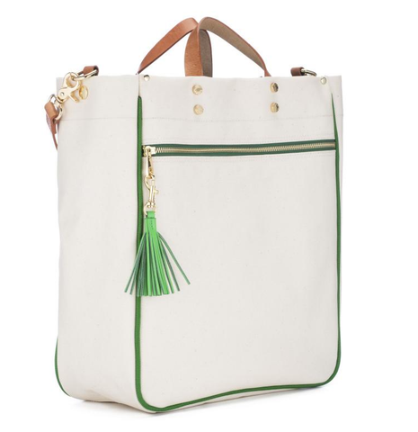 Parker Canvas Tote - Grass