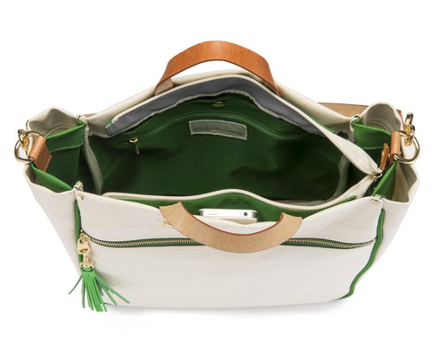 Parker Canvas Tote - Grass