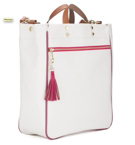 Parker Canvas Tote - Pink