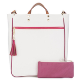 Parker Canvas Tote - Pink