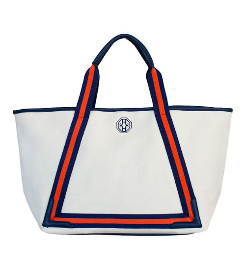 Beach Tote - Red/Navy
