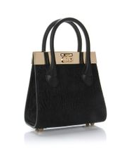 Roma Mini Tote Bag - Black