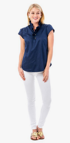 Elizabeth Shirt - Navy