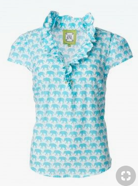 ELIZABETH SHIRT -  ELEPHANTS