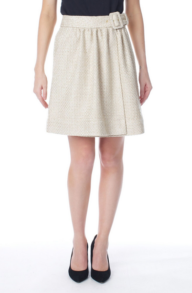 LIZZIE SKIRT - GOLD MELANGE