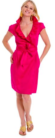 SCOTLAND DRESS - HOT PINK