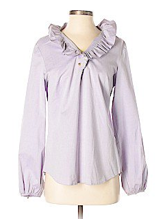ELIZABETH SHIRT - PURPLE/CHAMBRAY
