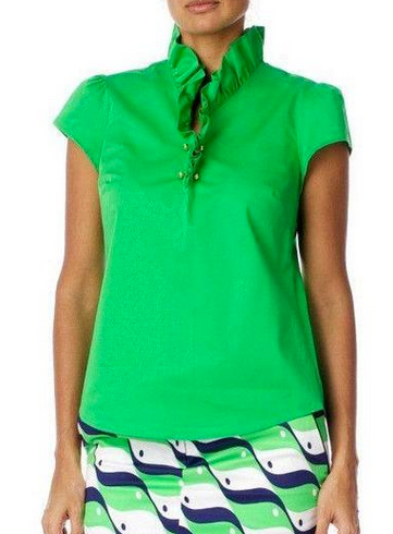 ELIZABETH SHIRT - BRIGHT GREEN