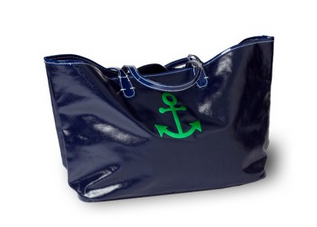 Wellie Market Tote with Anchor
