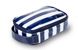 Wellie Toiletry/Cosmetic Case - White/Navy