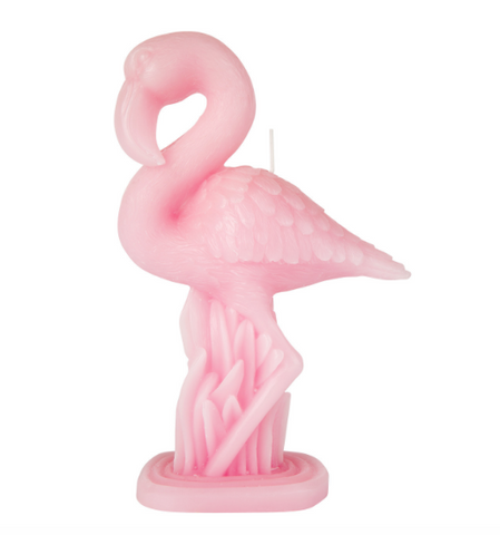 Pink Flamingo Candle